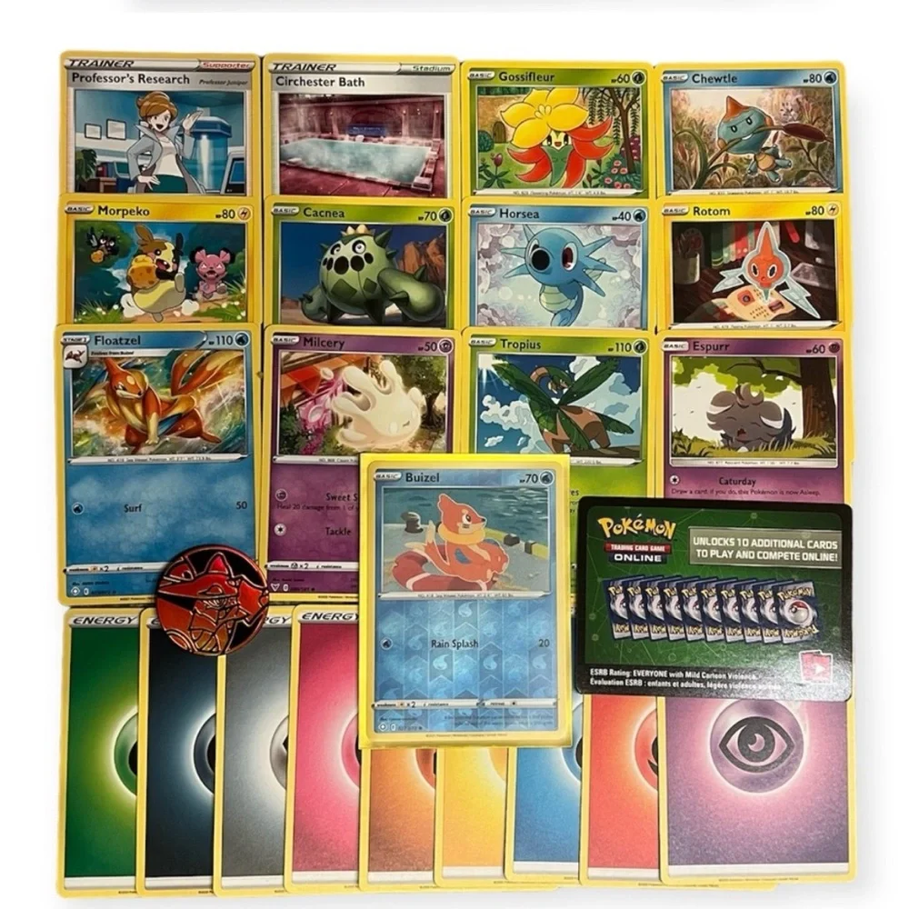 Pokémon Tin Ball & Card Bundle Buizel Holo
